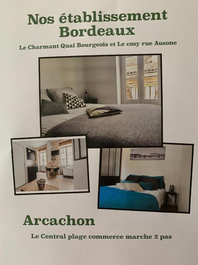 Le Central Plage - Commerce - Marche A 2 Pas Apartman Arcachon Kültér fotó